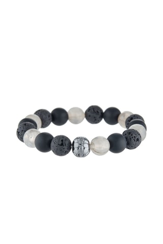Armband Cendre Zwart en Ecru