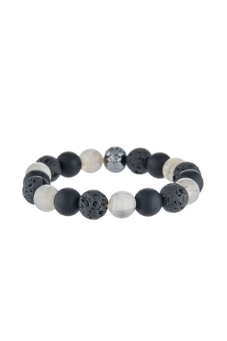 Armband Cendre Zwart en Ecru