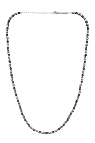 Ketting Ziggy Zwart en Zilverkleurig