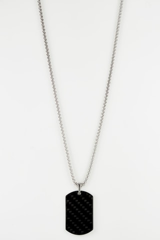 Ketting Reda Zilverkleurig en Zwart