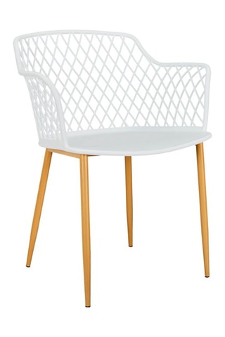 4 Tuinfauteuil Malaga Wit