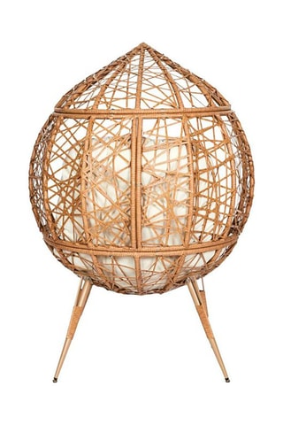 Fauteuil Oeuf 
Wit en Naturel