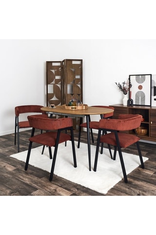 2 Fauteuils Scott - Steenrood Polyester