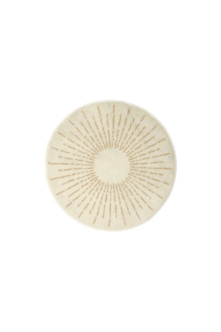 Vloerkleed Soleil Crèmekleurig en Goudkleurig - 80 cm