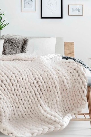 Plaid Wit - 120 x 150 cm