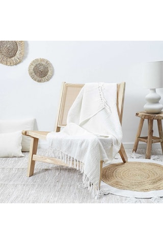 Sprei - Ivoorkleurig - 120 x 150 cm