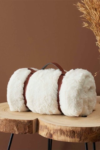 Plaid Ecru 120 x 150 cm