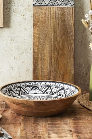 Saladier en bois de manguier Dune - 33 cm