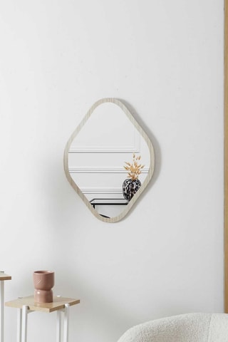 Miroir - 44 x 60 x 1 cm - Taupe clair