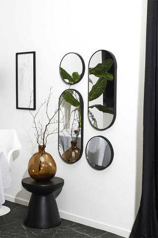 4 miroirs - Noir