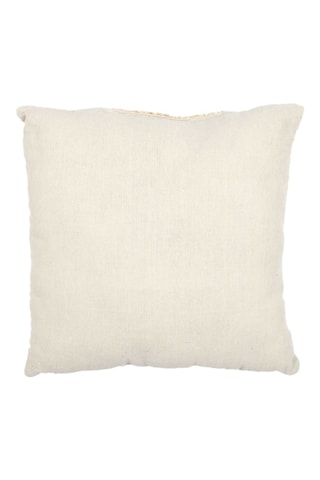 Sierkussen - 40 x 40 cm - Bruin en Wit