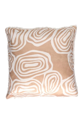 Sierkussen -  Wit en Beige - 40 x 40 cm