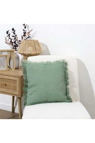 Sierkussen - Saliegroen - 40 x 40 cm