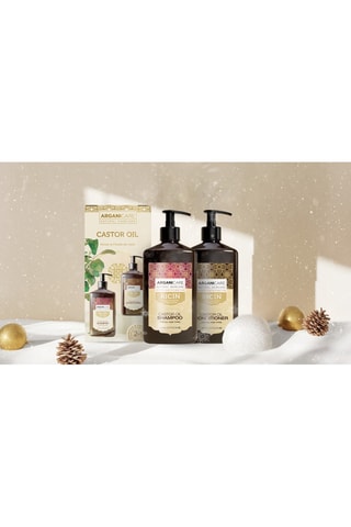 Coffret shampoing & après-shampoing accélérateur de croissance - Huile de ricin - 2 x 400 ml