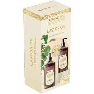 Coffret shampoing & après-shampoing accélérateur de croissance - Huile de ricin - 2 x 400 ml