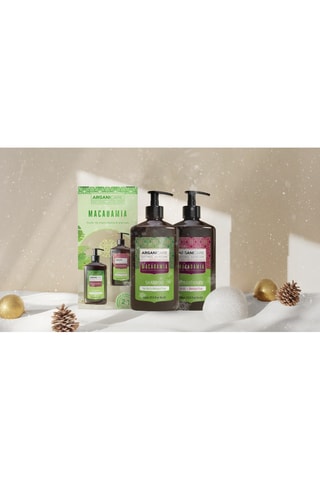 Coffret shampoing & après-shampoing réparation intense - Argan & macadamia - Cheveux secs & abîmés - 5 produits