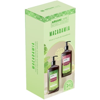 Coffret shampoing & après-shampoing réparation intense - Argan & macadamia - Cheveux secs & abîmés - 5 produits