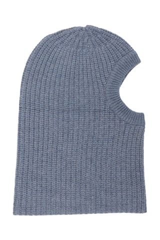 Cagoule en cachemire et mérinos - Bleu clair - Raey