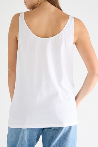 Débardeur en coton biologique - Blanc - Raey