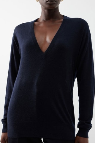 Jersey de cachemir - Azul marino - Raey