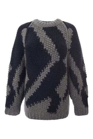 Pull en cachemire et mérinos - Gris clair - Raey