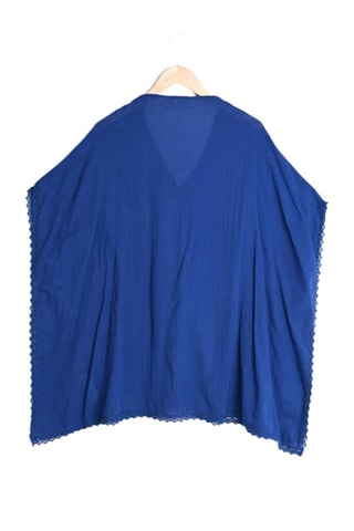 Poncho Marjolaine - Bleu - Maison 123