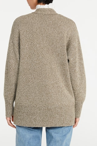 Gilet en laine - Beige chiné - Claudie Pierlot