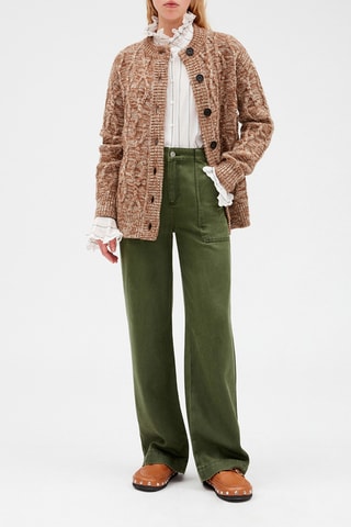 Gilet en laine - Marron - Claudie Pierlot