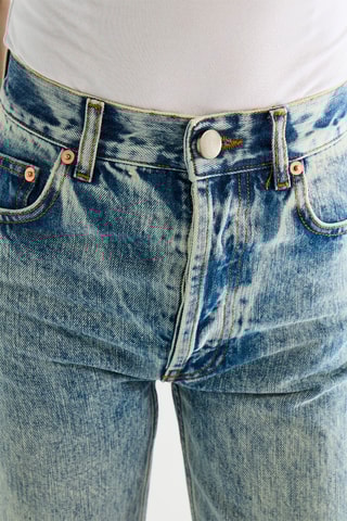 Jean en coton biologique - Bleu - Raey