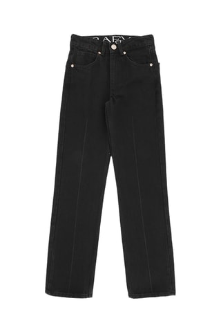 Jean en coton biologique - Noir - Raey