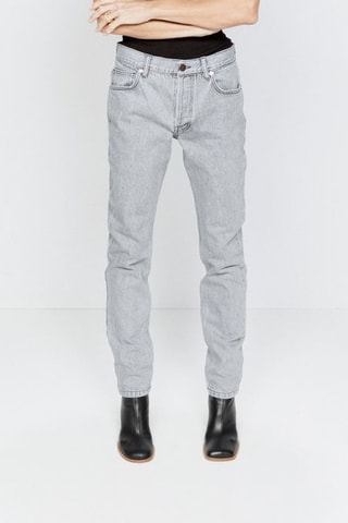 Jean skinny en coton biologique - Gris - Raey