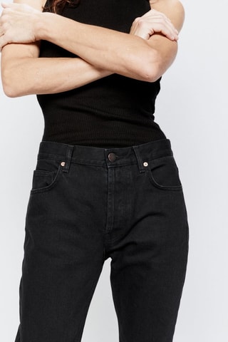 Calças de ganga skinny em algodão biológico - Azul - Raey