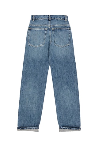 Jean en coton biologique - Bleu marine - Raey