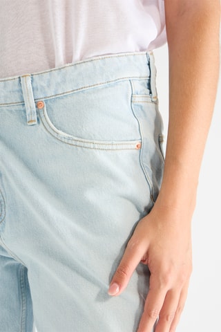 Jean dad en coton biologique - Ciel - Raey