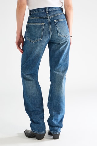 Jean en coton biologique - Bleu - Raey