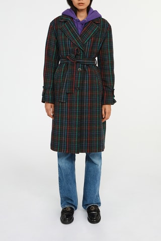 Manteau en laine - Vert foncé - Claudie Pierlot