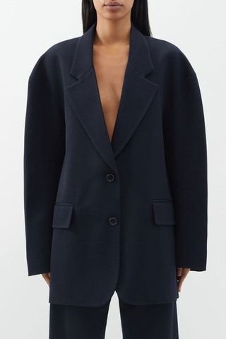 Chaqueta de algodón orgánico - Azul marino - Raey