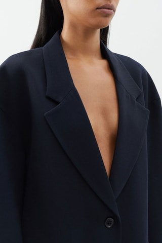 Chaqueta de algodón orgánico - Azul marino - Raey