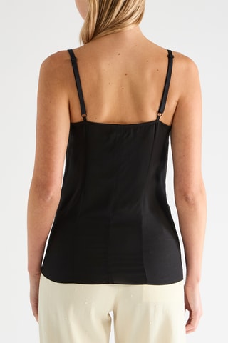 Top en soie - Noir - Raey