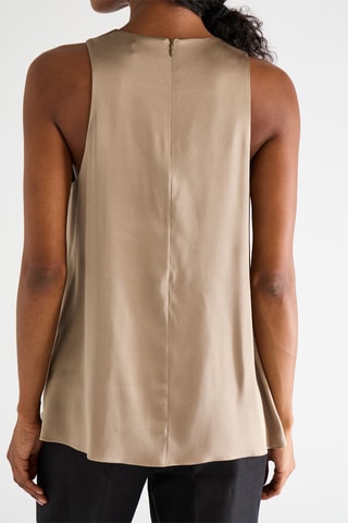 Top en soie - Gris - Raey