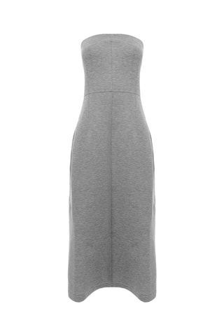 Robe bustier en laine - Gris - Raey