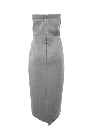 Robe bustier en laine - Gris - Raey