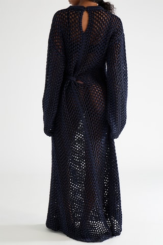 Robe longue en laine - Multicolore - Raey