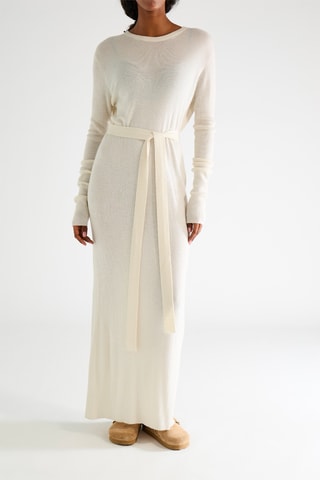 Robe longue en cachemire - Ivoire - Raey