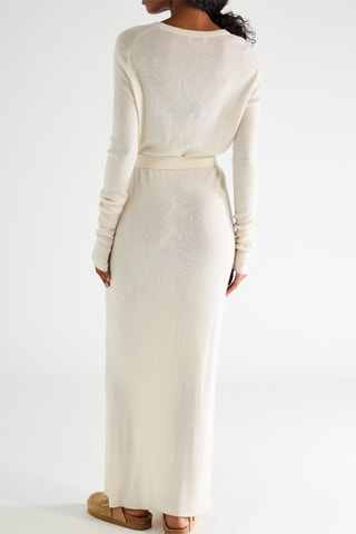 Robe longue en cachemire - Ivoire - Raey