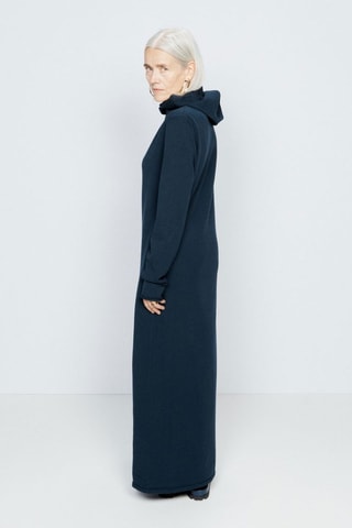 Robe longue à capuche - Bleu marine - Raey