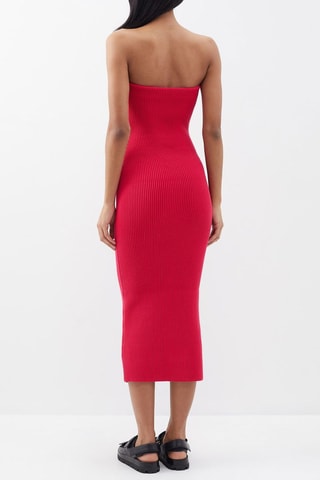 Robe bustier - Fuchsia - Raey