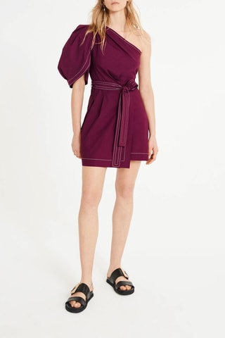 Robe asymétrique - Bordeaux - Claudie Pierlot