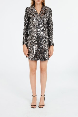 Robe droite - Argenté - Claudie Pierlot