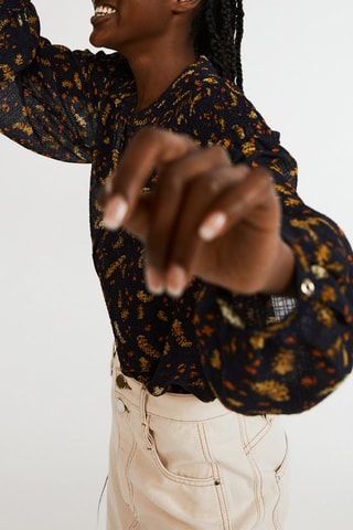 Chemisier - Noir et corail - Claudie Pierlot